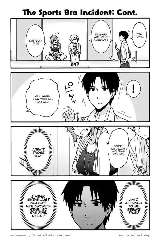 Read Tomo-chan wa Onna no ko! Chapter 324 - The Sports Bra Incident: Continues Online
