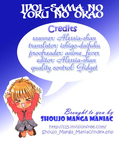 Read Idol-sama no Yoru no Okao Chapter 1 Online