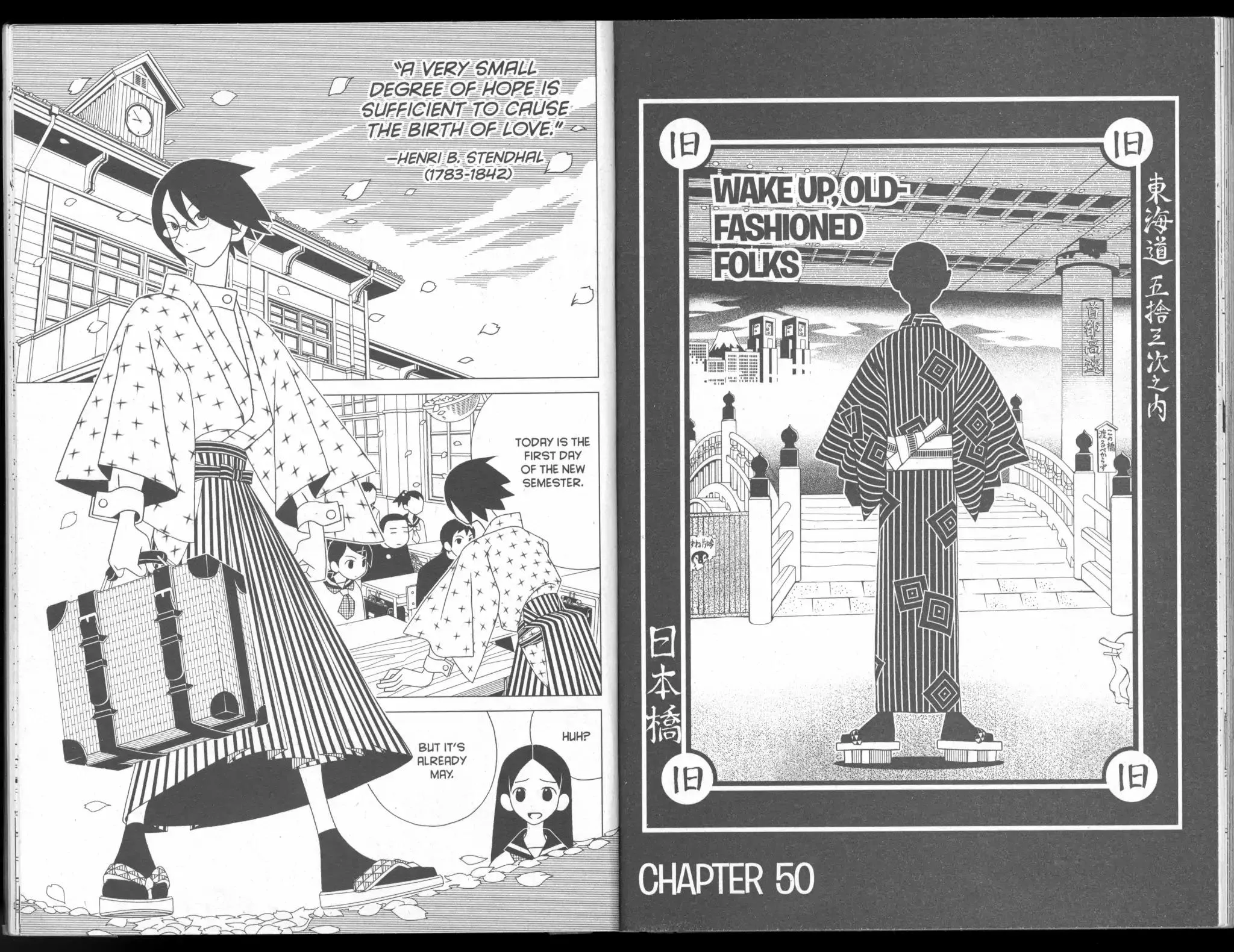 Read Sayonara Zetsubou Sensei Chapter 50 - Wake Up, Old-fashioned Folks Online