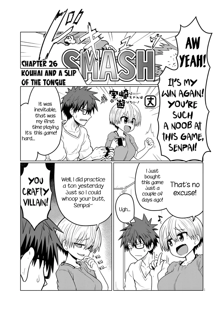 Read Uzaki-chan wa Asobitai! Chapter 26 - Kouhai and A Slip of the Tongue Online