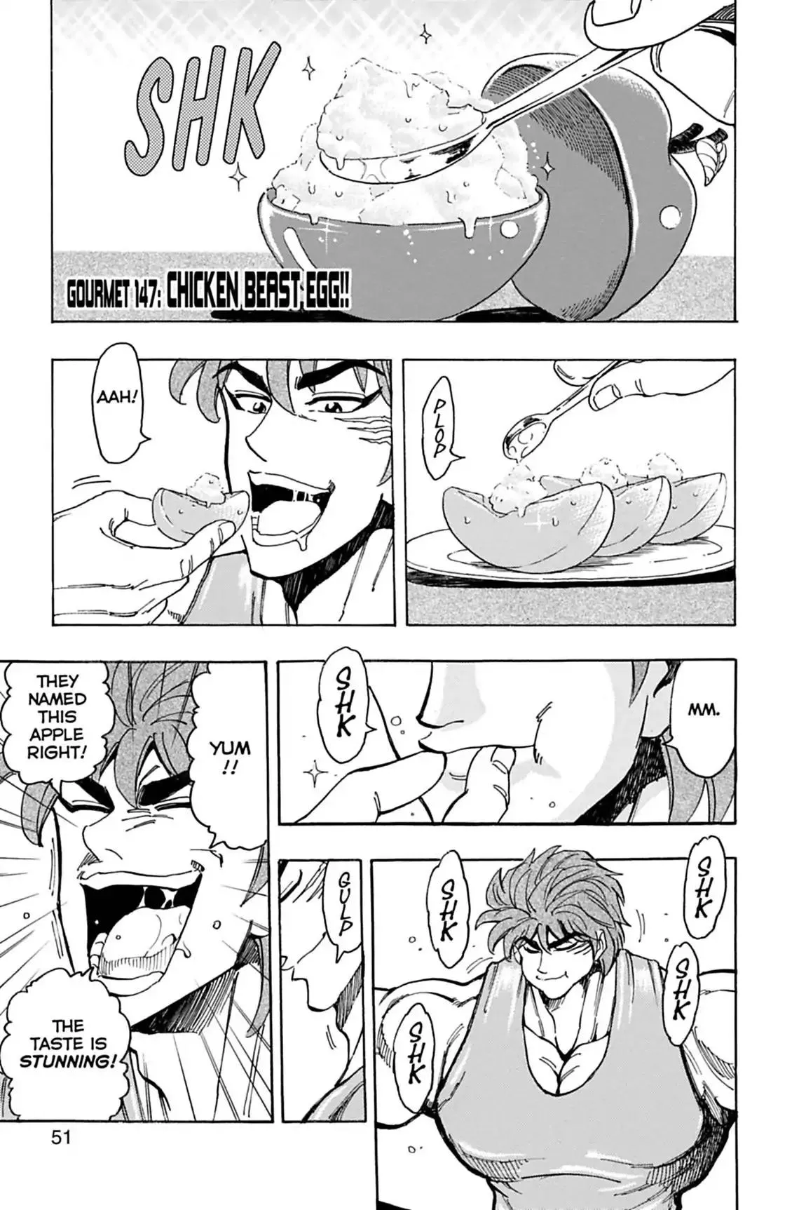 Read Toriko Chapter 147 - Vol.17 Gourmet 147: Chicken Beast Egg!! Online