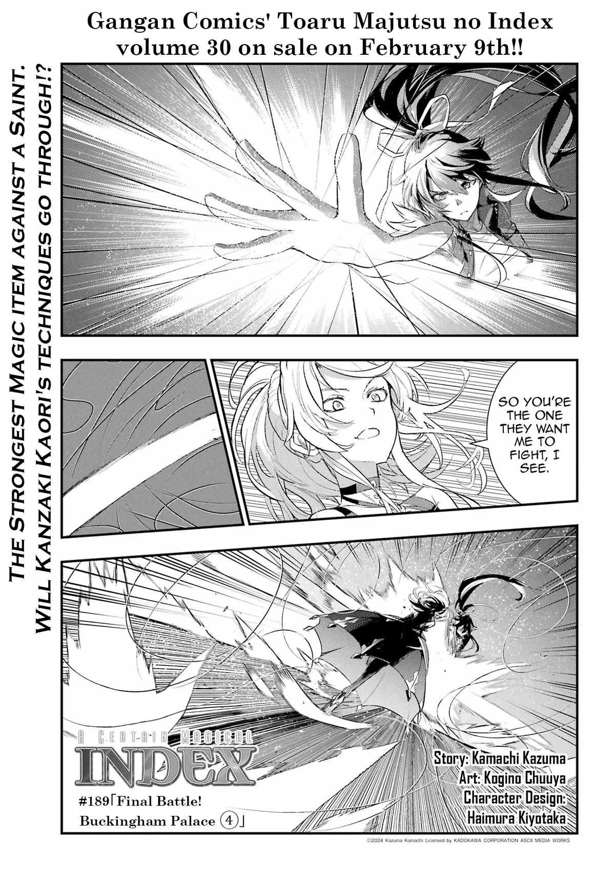 Read To Aru Majutsu no Kinsho Mokuroku Chapter 189 - Final Battle! Buckingham Palace ④ Online