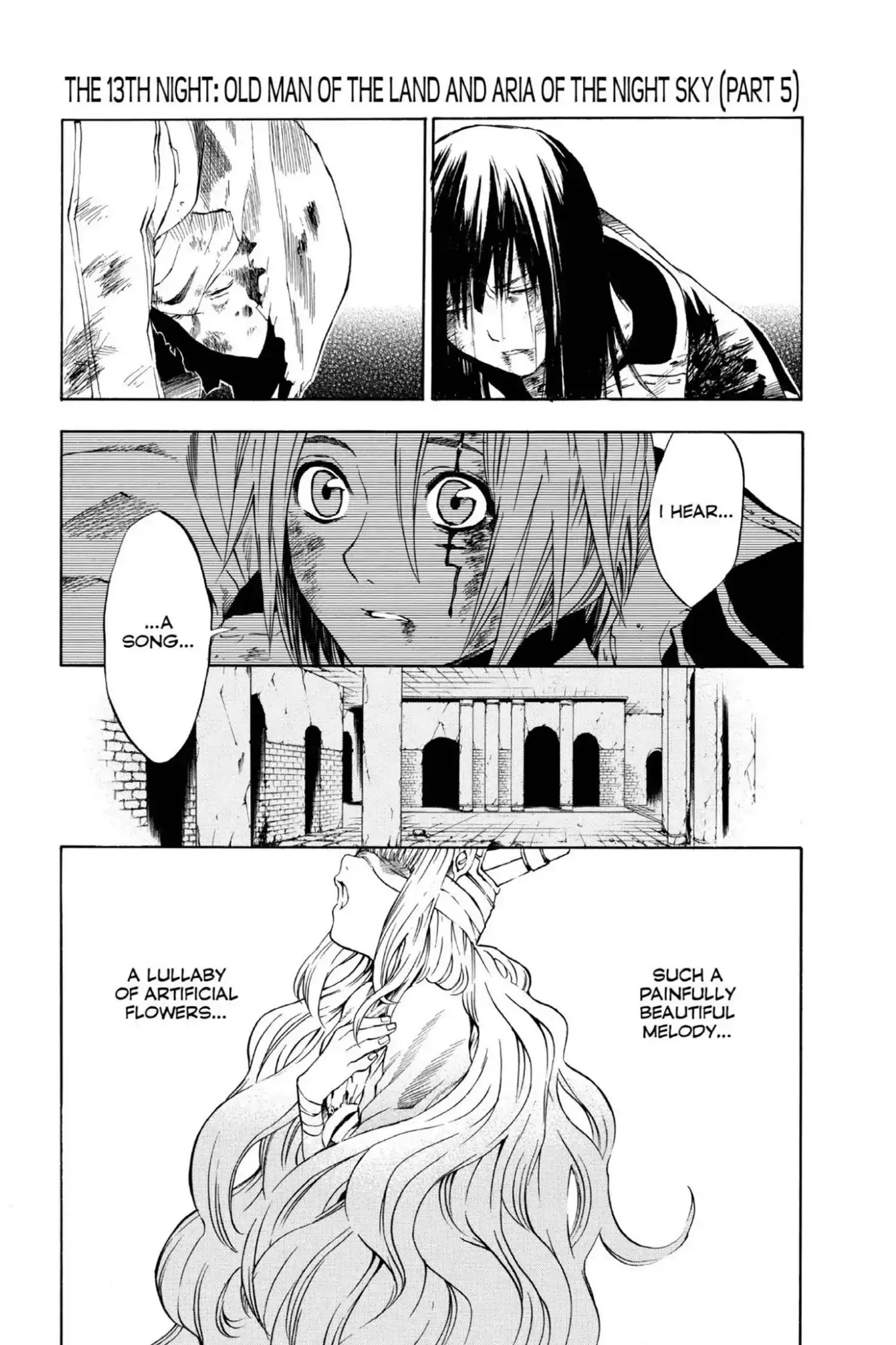 Read D.Gray-man Chapter 13 - Vol.2 The 13th Night: Old Man of the Land and Aria of the Night Sky (Part 5) Online