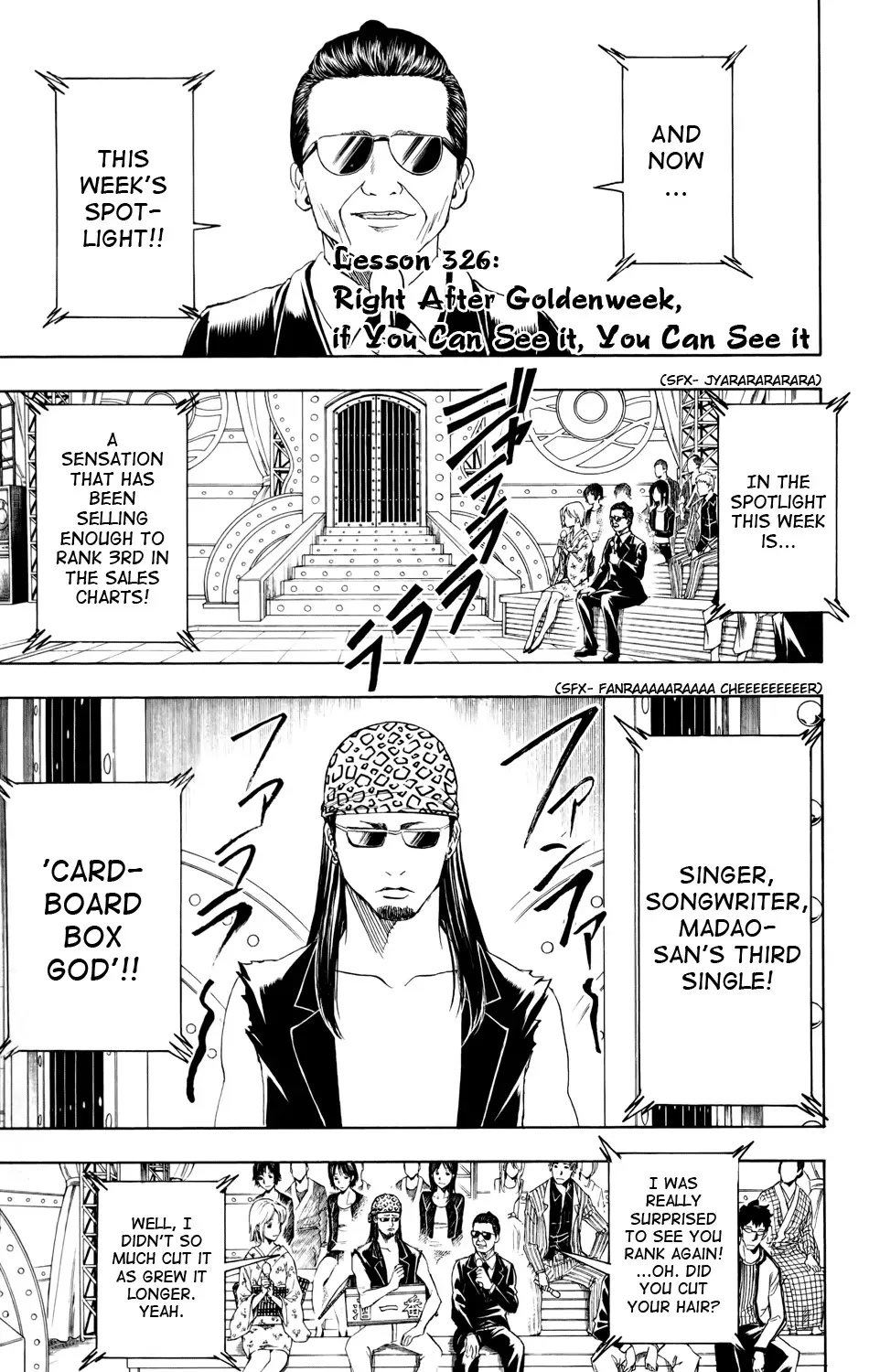 Read Gintama Chapter 326 - Right after Goldenweek Ends, if You Can See It, You Can See It Online