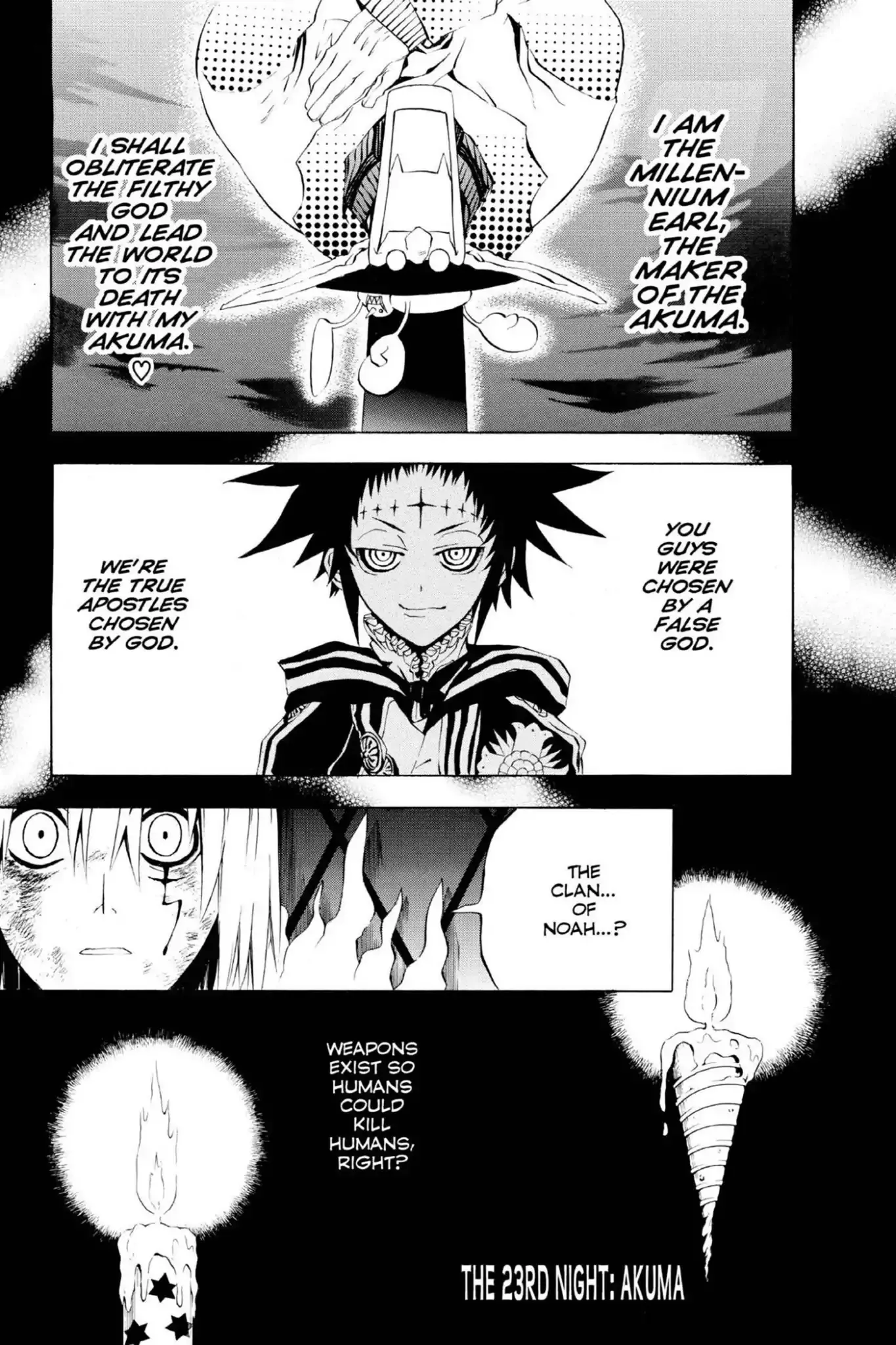 Read D.Gray-man Chapter 23 - Vol.3 The 23rd Night: Akuma Online