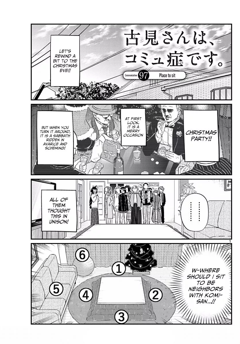 Read Komi-san wa Komyushou Desu Chapter 97 - Place to sit Online