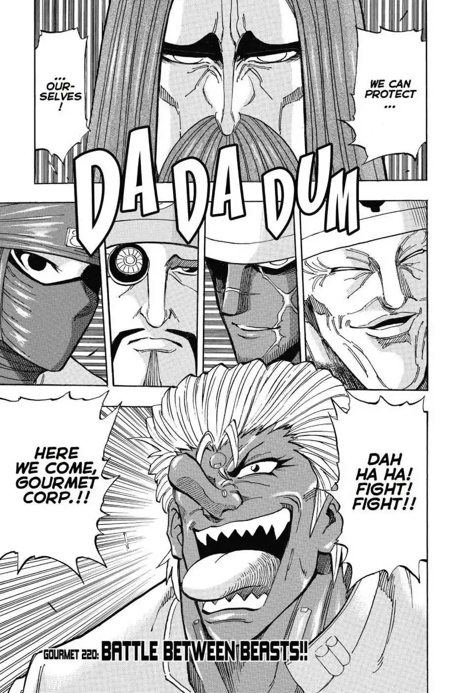 Read Toriko Chapter 220 - Vol.25 Gourmet 220: Battle Between Beasts!! Online