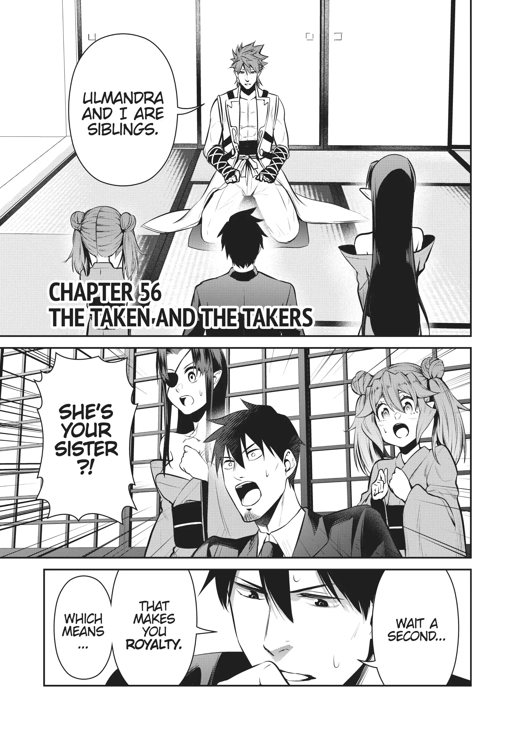 Read Salaryman ga Isekai ni Ittara Shitennou ni Natta Hanashi Chapter 56 Online