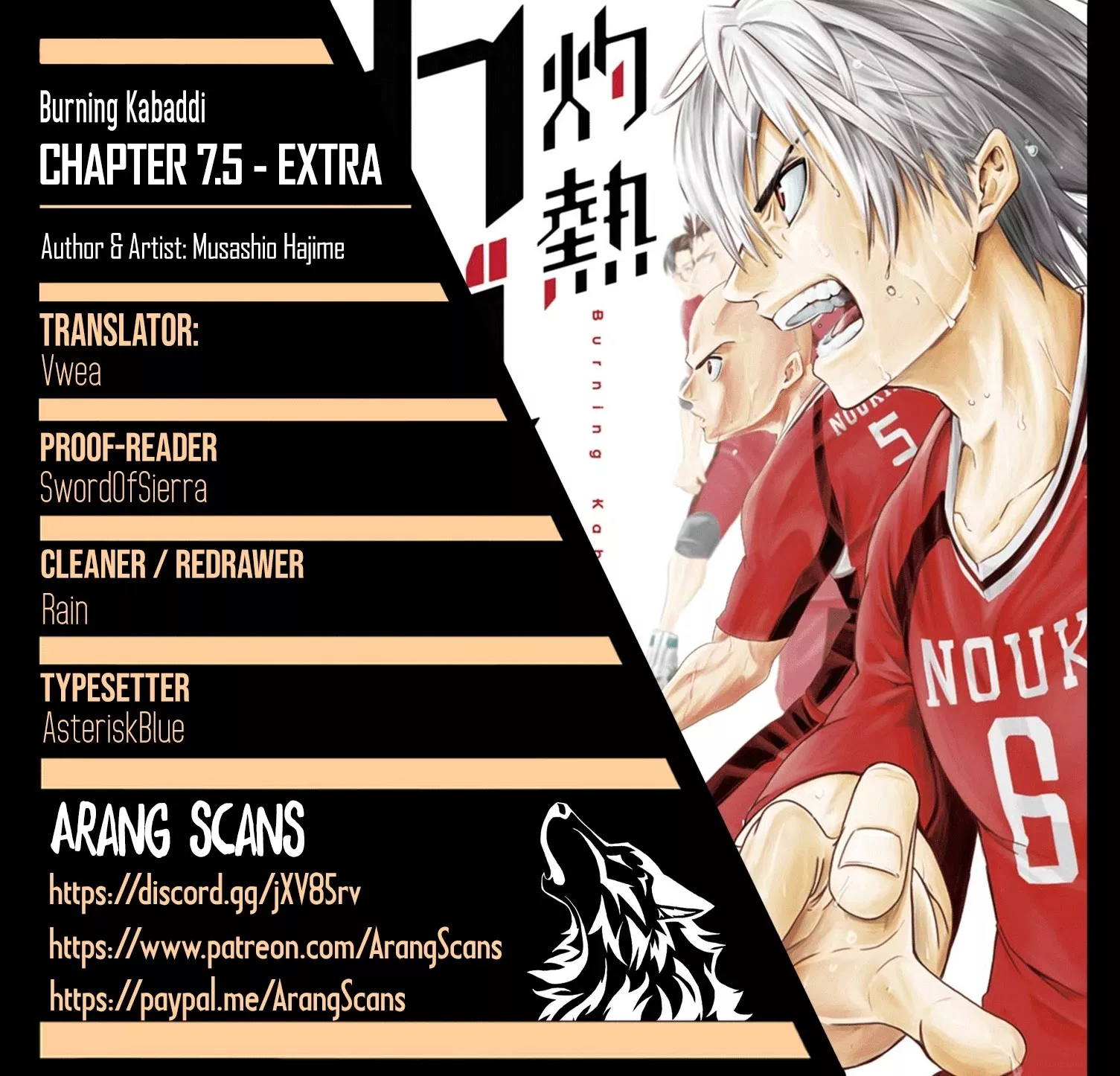 Read Burning Kabaddi Chapter 7.5 - Volume 1 Extras Online