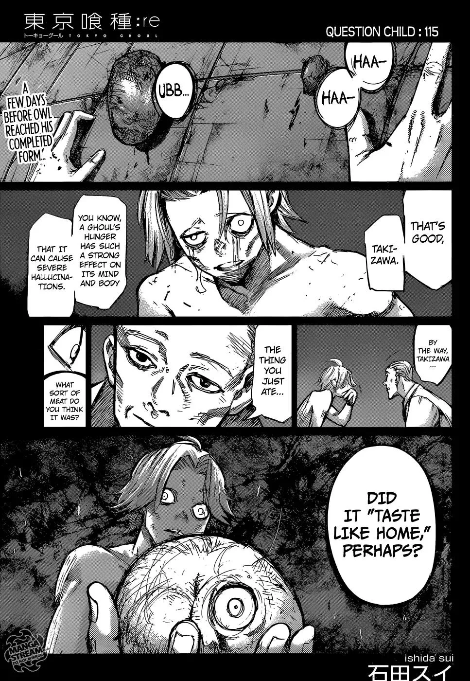 Read Tokyo Ghoul:re Chapter 115 - Question Child Online