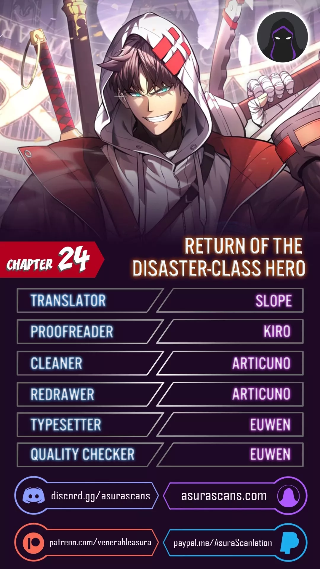 Read The Return of the Disaster-Class Hero Chapter 24 Online