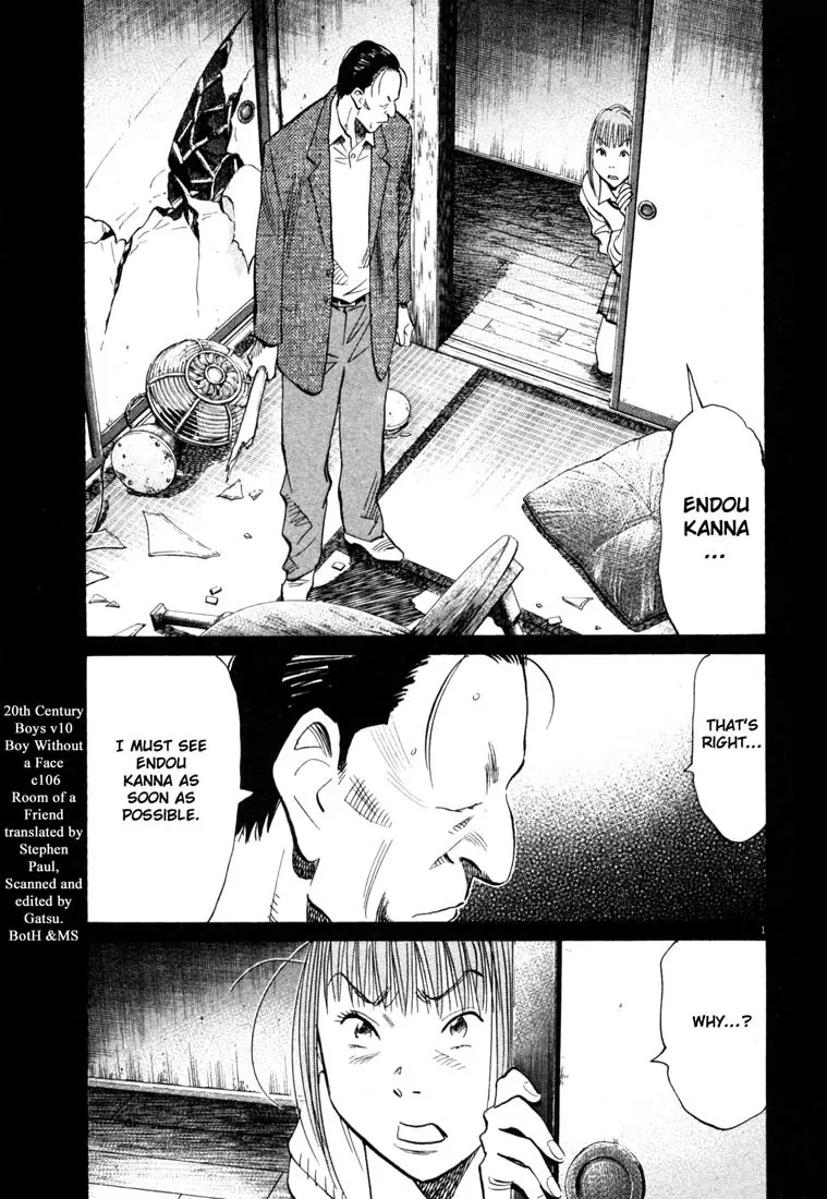 Read 20th Century Boys Chapter 106 - Room of a Friend Online