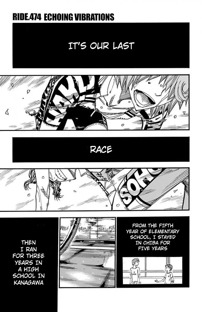 Read Yowamushi Pedal Chapter 474 - Echoing Vibrations Online