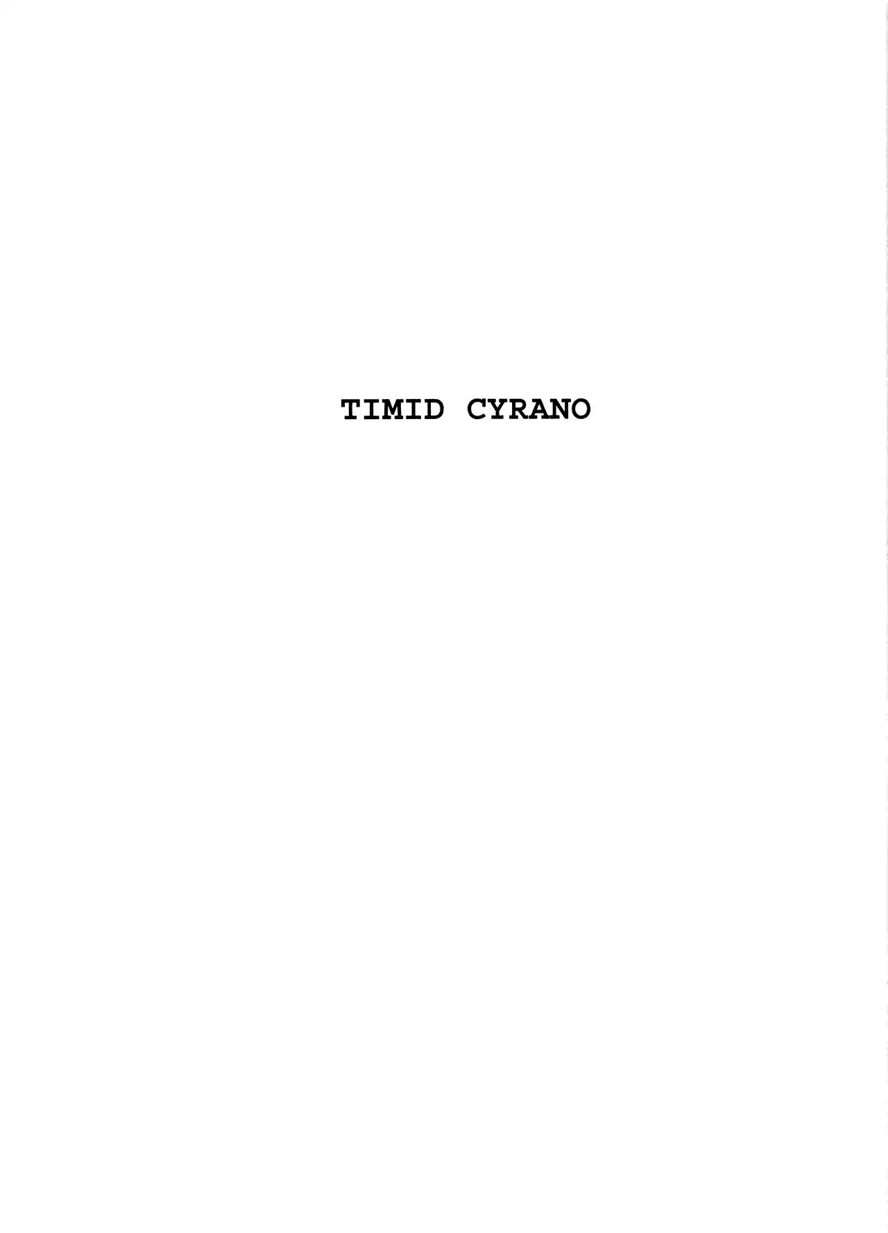 Read Black Jack Chapter 11 - Timid Cyrano Online