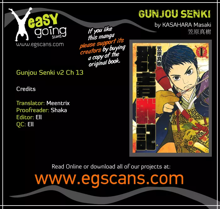 Read Gunjou Senki Chapter 13 - Paying Back with an Arrow Online