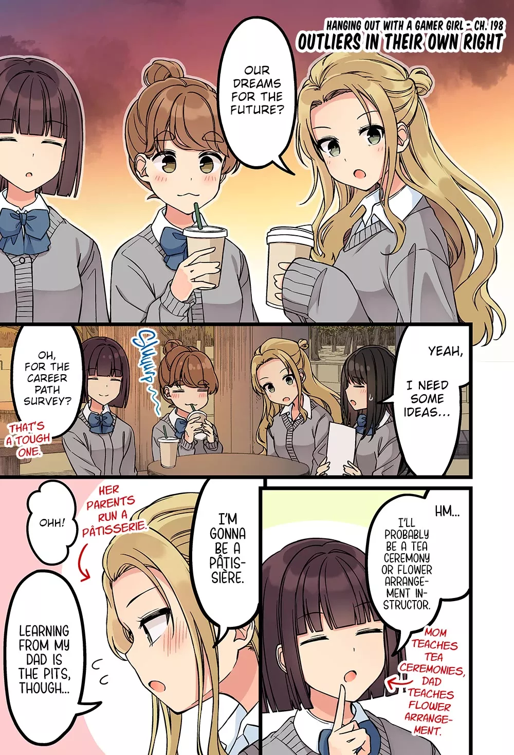 Read Hanging Out With a Gamer Girl Chapter 198 - Outliers In Their Own Right Online