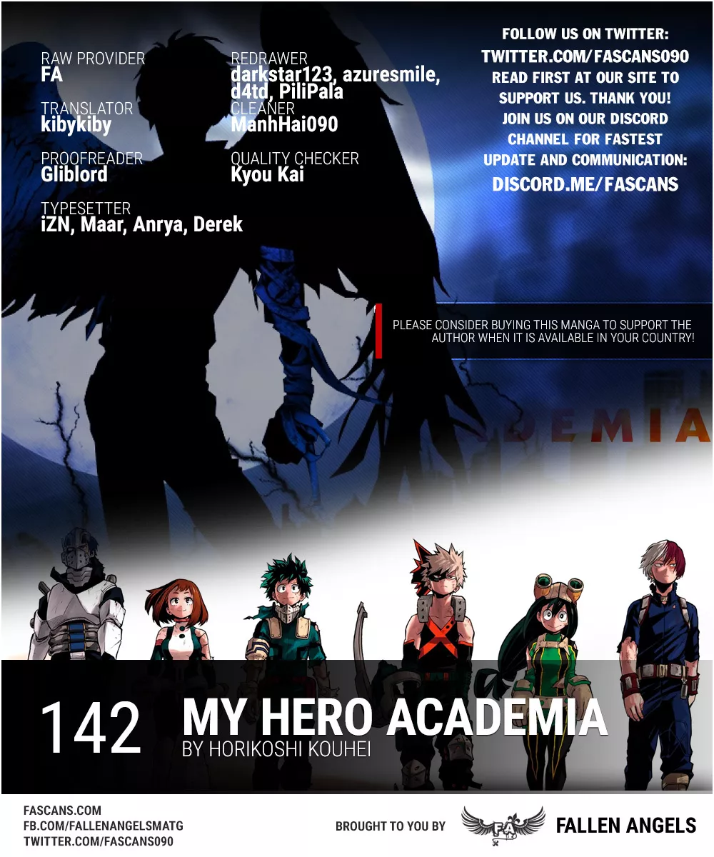 Read Boku no Hero Academia Chapter 142 - A Shield, a Shield, a Spear, and a Shield Online