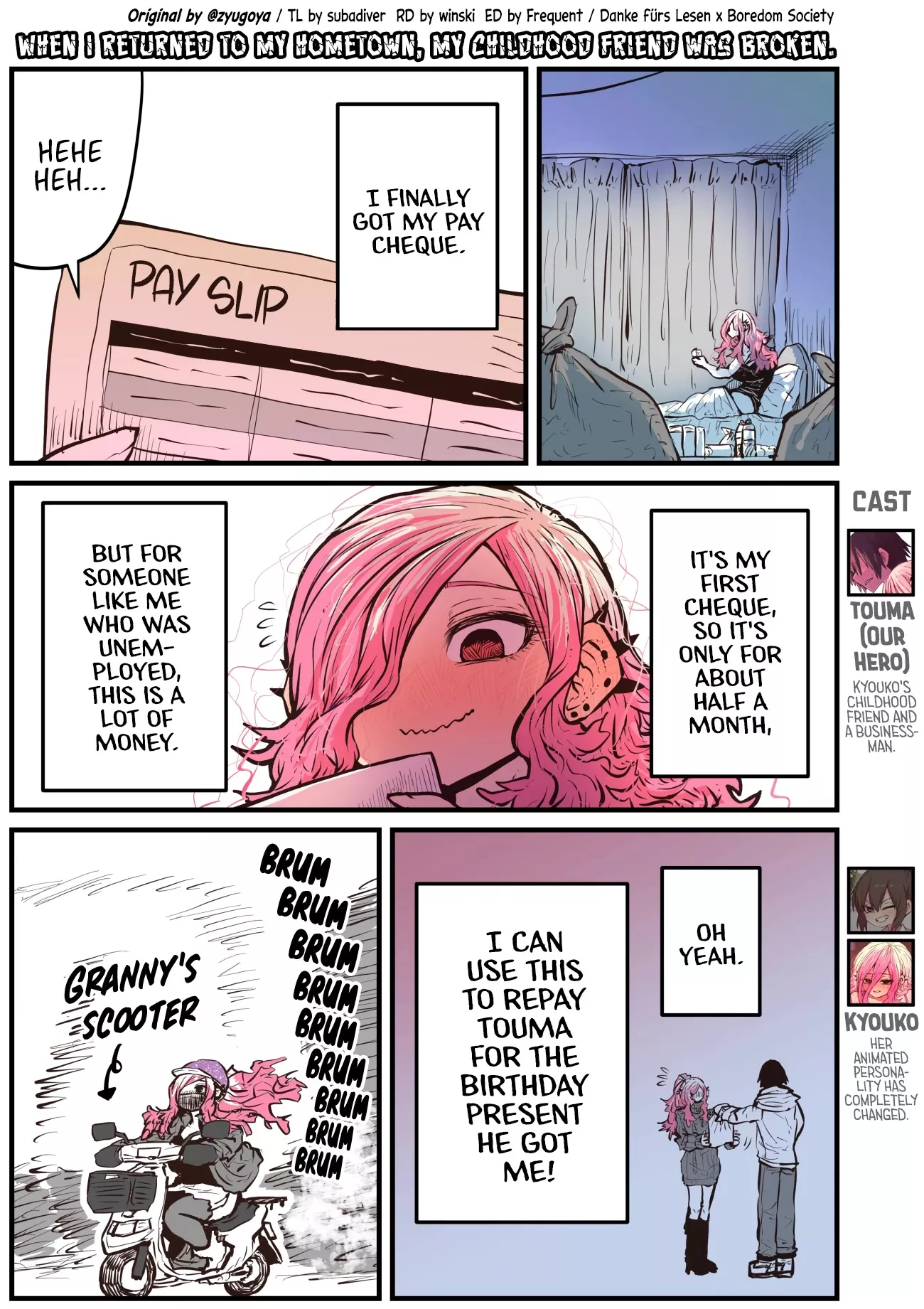 Read When I Returned to My Hometown, My Childhood Friend was Broken Chapter 24 Online