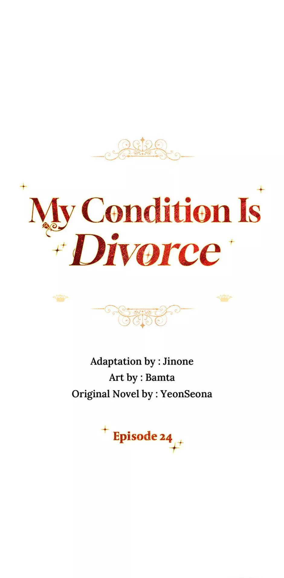 Read My Condition Is Divorce Chapter 24 Online