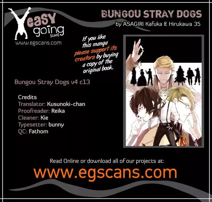 Read Bungou Stray Dogs Chapter 13 - Ecstatic Detective Agency Online