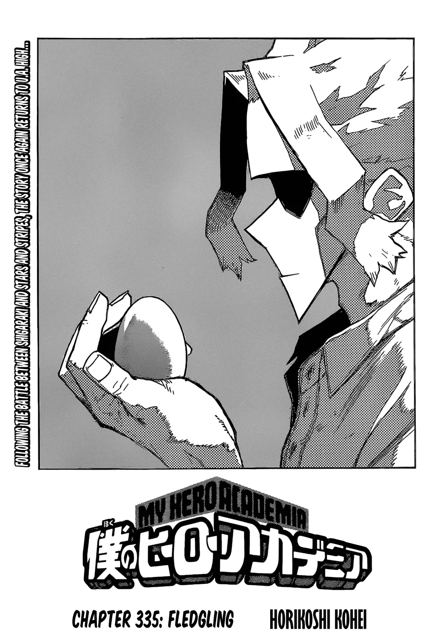 Read Boku no Hero Academia Chapter 335 - Fledgling Online