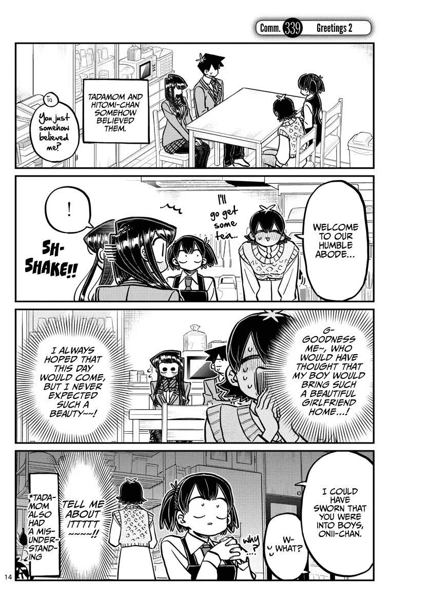 Read Komi-san wa Komyushou Desu Chapter 339 - Greetings 2 Online