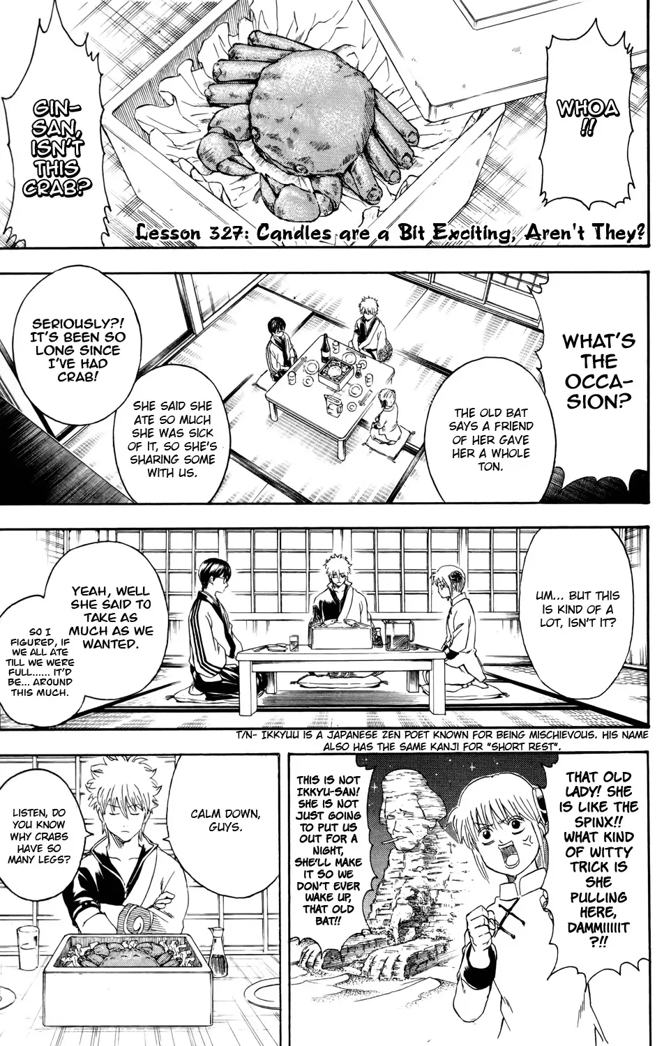 Read Gintama Chapter 327 - Candles Are a Bit Exciting Aren't They? Online