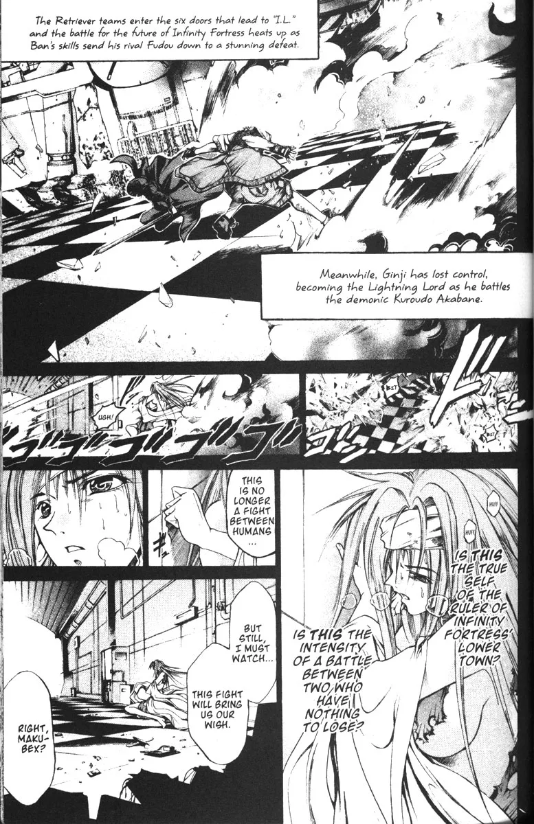 Read Get Backers Chapter 75 - Act VI: Return to Infinity Fortress (40): Ginji Heats Up! Online
