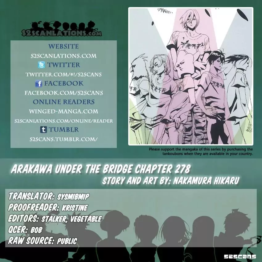 Read Arakawa Under the Bridge Chapter 278 - The Main Character Online