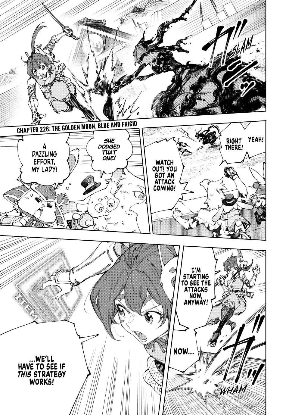 Read Shangri-La Frontier ~ Kusoge Hunter, Kamige ni Idoman to su~ Chapter 226 - The Golden Moon, Blue and Frigid Online