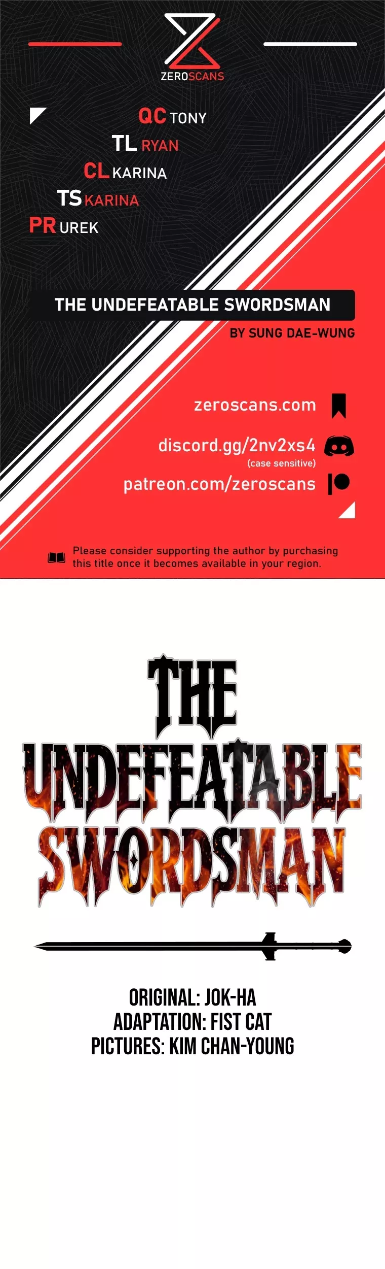 Read The Undefeatable Swordsman Chapter 95 Online