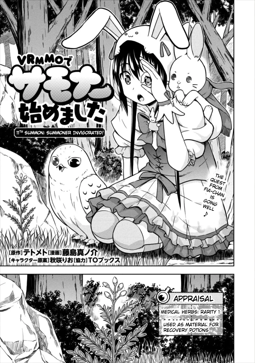Read VRMMO de Summoner Hajimemashita Chapter 11 - 11th Summon: Summoner Invigorated! Online