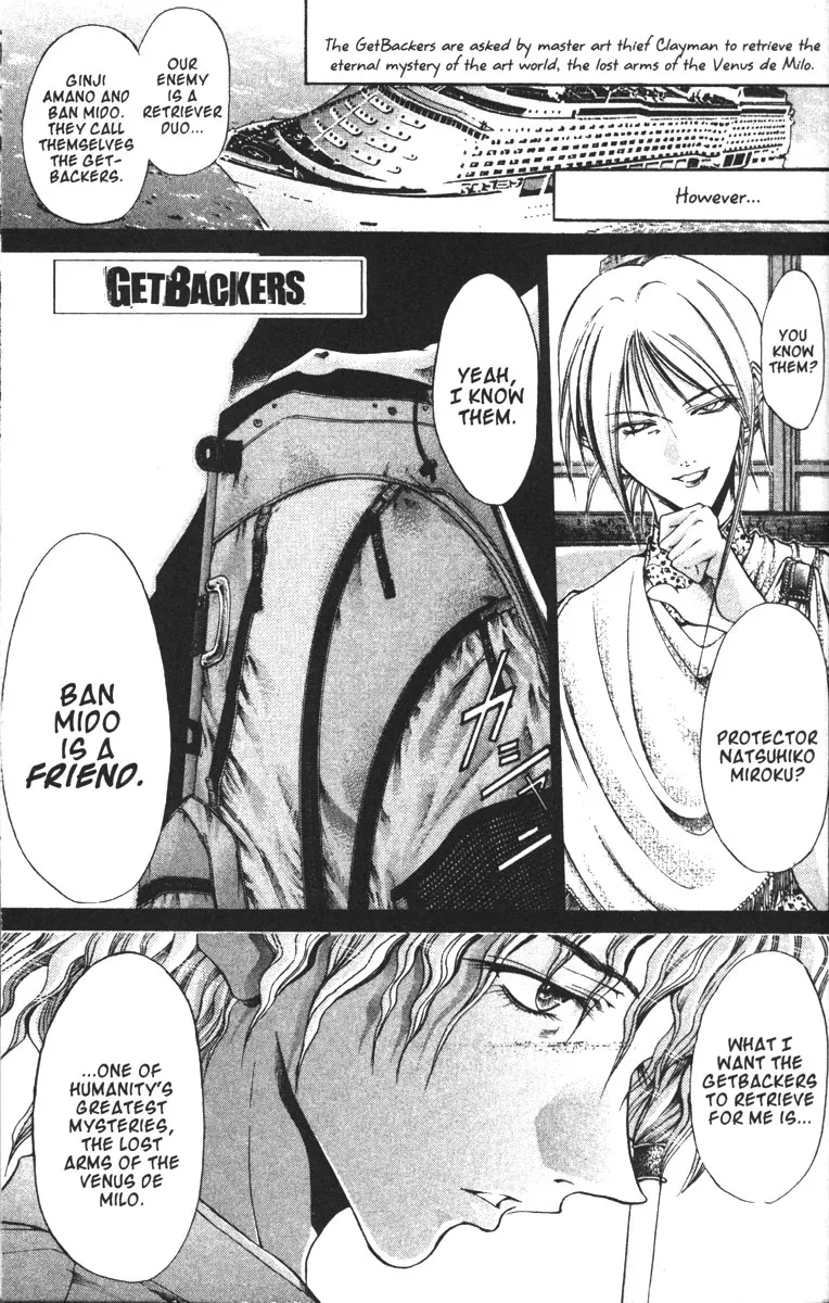 Read Get Backers Chapter 90 - Act VII: The Lost Arms of the Goddess (2): The Pros and Cons of Hitchhiking! Online