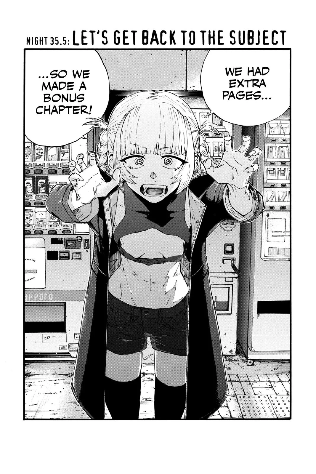 Read Yofukashi no Uta Chapter 39.5 Online