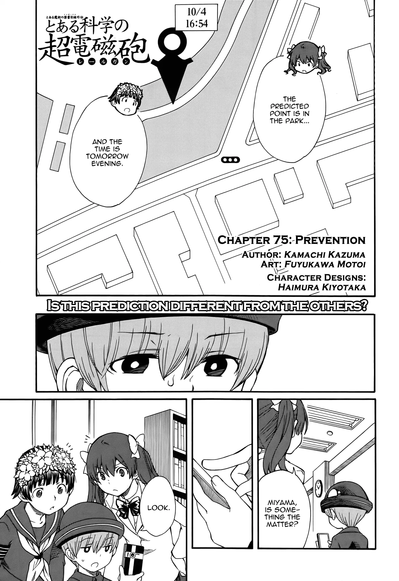 Read To Aru Kagaku no Railgun Chapter 75 - Prevention Online