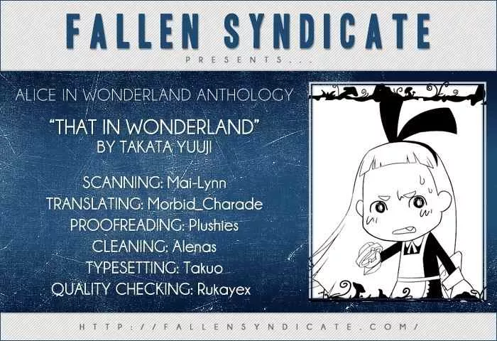 Read Alice in Wonderland (Anthology) Chapter 9 - That in Wonderland Online