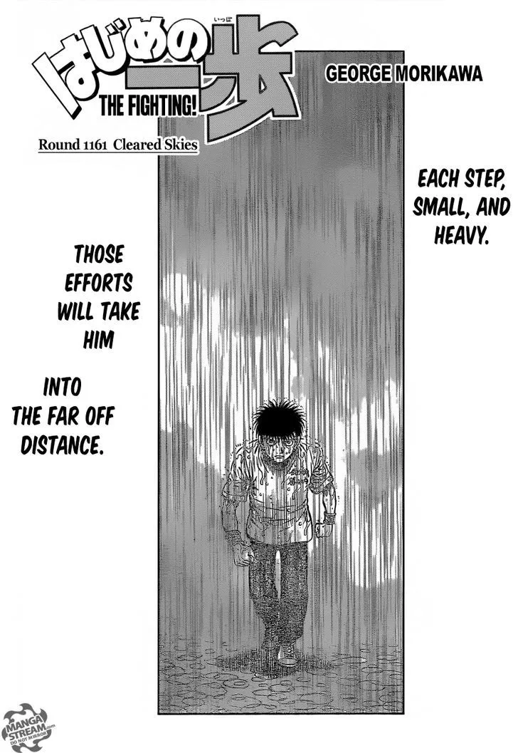 Read Hajime no Ippo Chapter 1161 - Cleared Skies Online