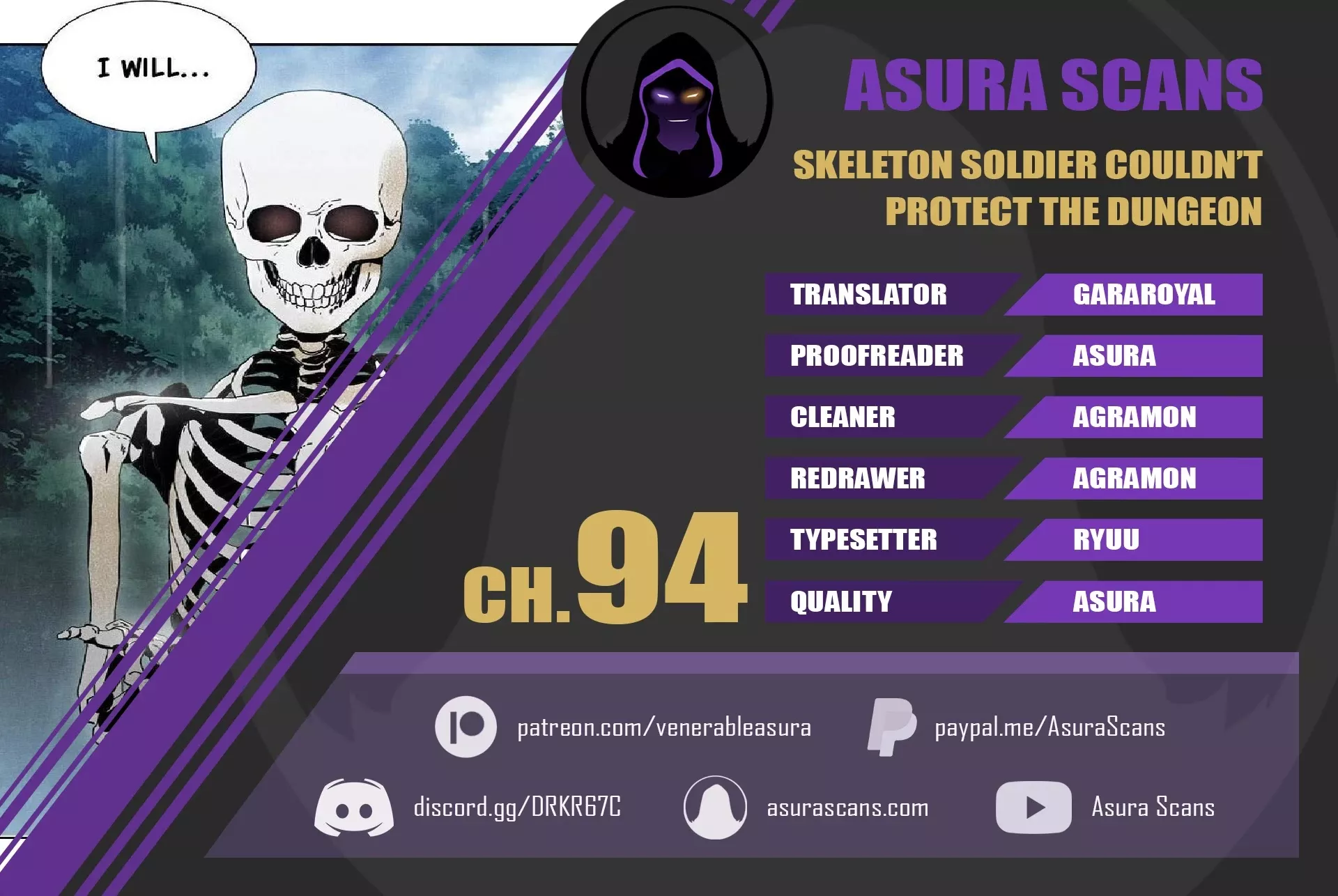 Read Skeleton Soldier Couldn’t Protect the Dungeon Chapter 94 Online