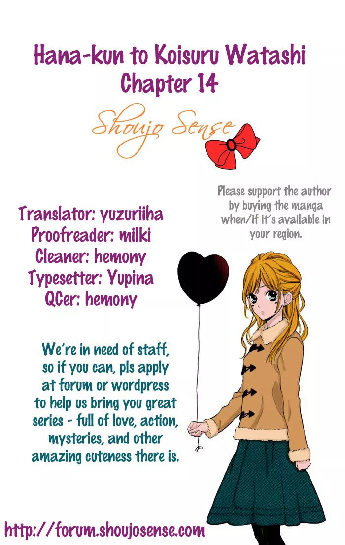 Read Hana-kun to Koisuru Watashi Chapter 14 - That´s right Online