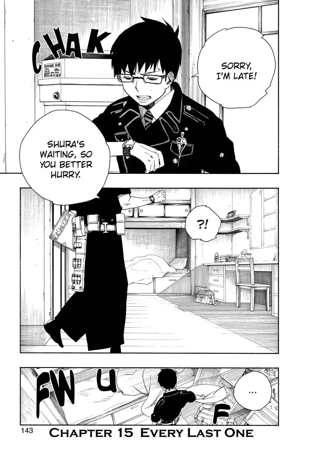 Read Ao no Exorcist Chapter 15 - Every Last One Online