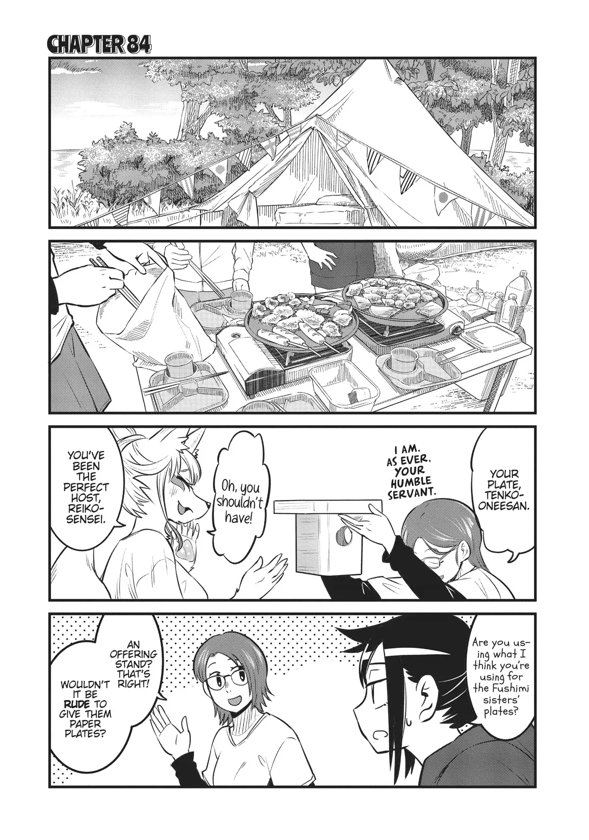 Read Oinari JK Tamamo-chan! Chapter 84 Online