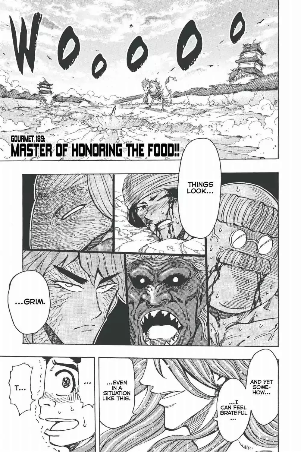 Read Toriko Chapter 189 - Vol.21 Gourmet 189: Master of Hornoring the Food!! Online