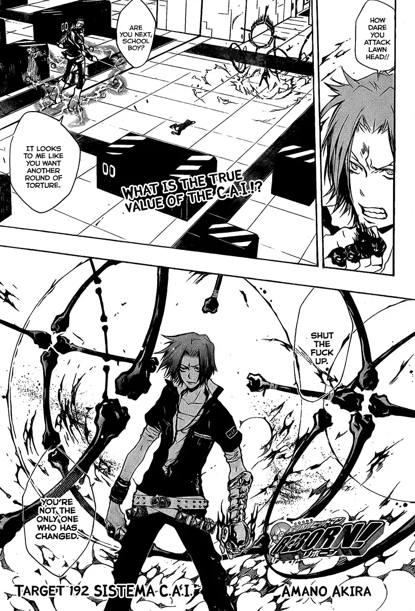 Read Katekyou Hitman Reborn! Chapter 192 - Sistema C.A.I. Online