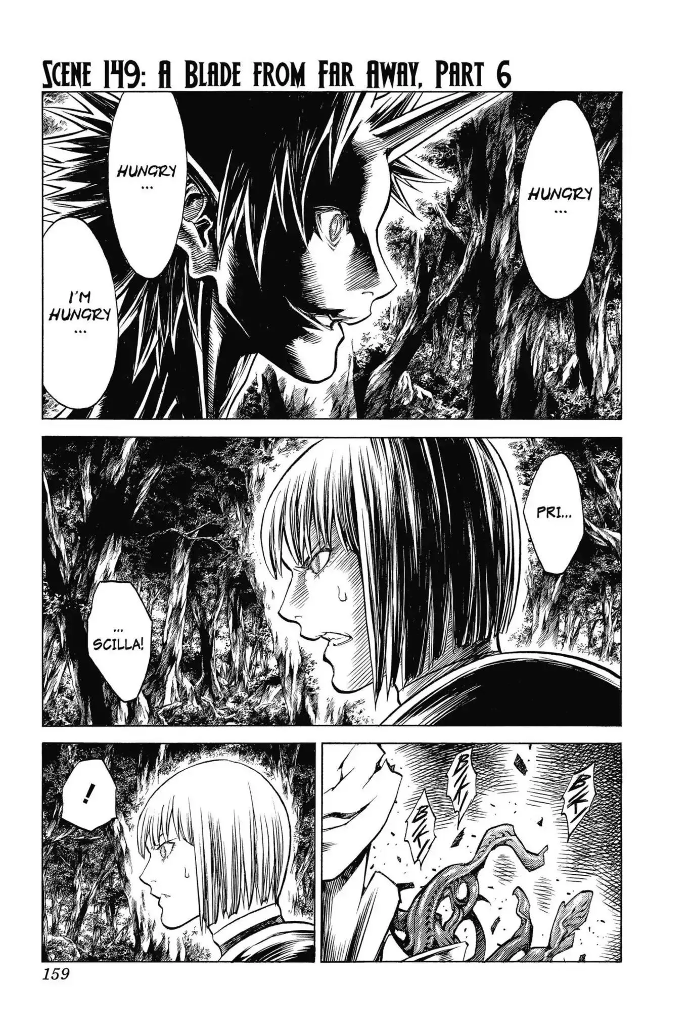 Read Claymore Chapter 149 - Vol.26 Scene 149: A Blade from Far Away, Part 6 Online