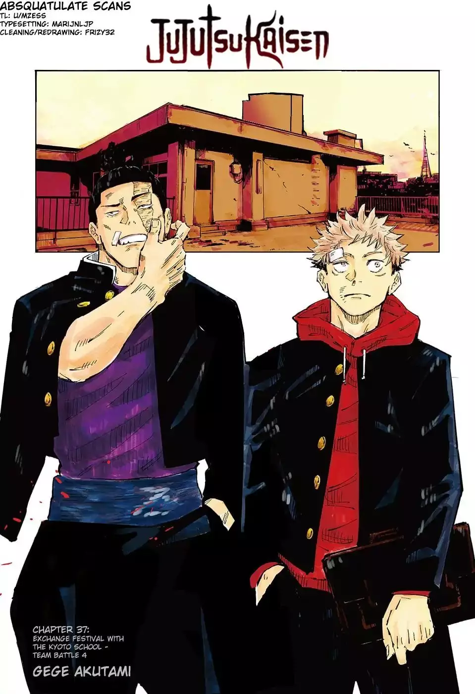 Read Jujutsu Kaisen Chapter 37 - Exchange Festival With The Kyoto School - Team Battle 4 Online