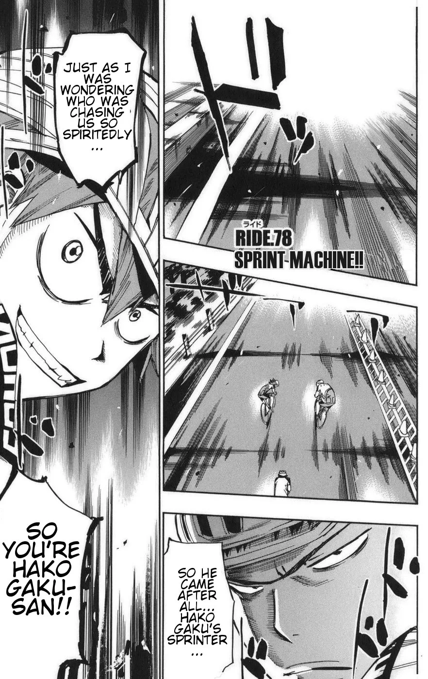 Read Yowamushi Pedal Chapter 78 - Sprint Machine Online