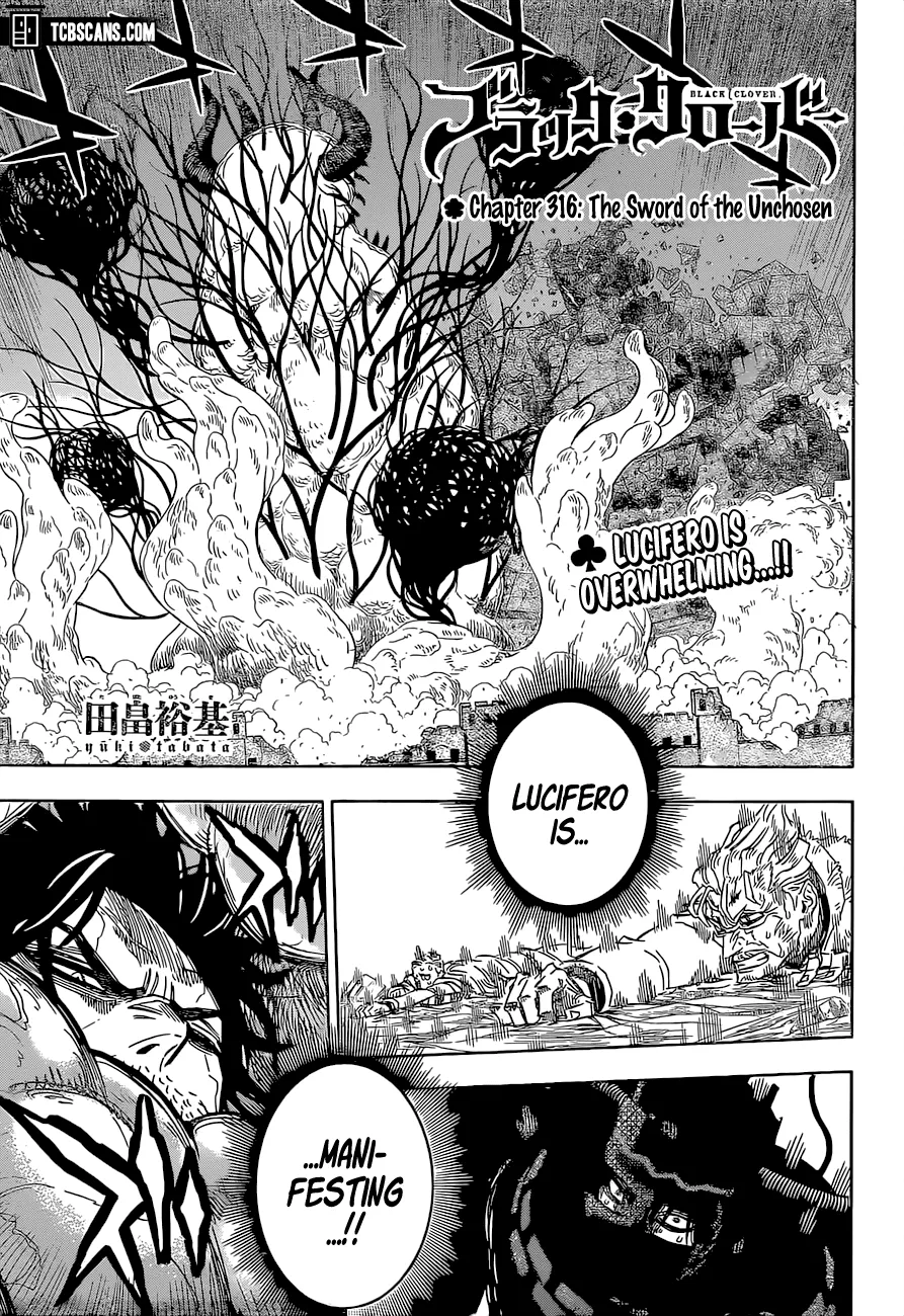 Read Black Clover Chapter 316 - The Sword of the Unchosen Online