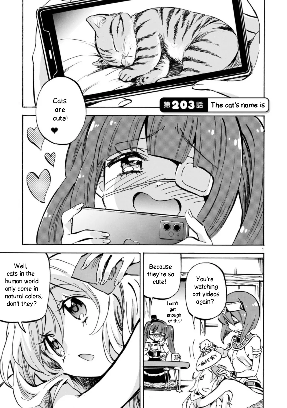 Read Jashin-chan Dropkick Chapter 203 - The cat's name is Online