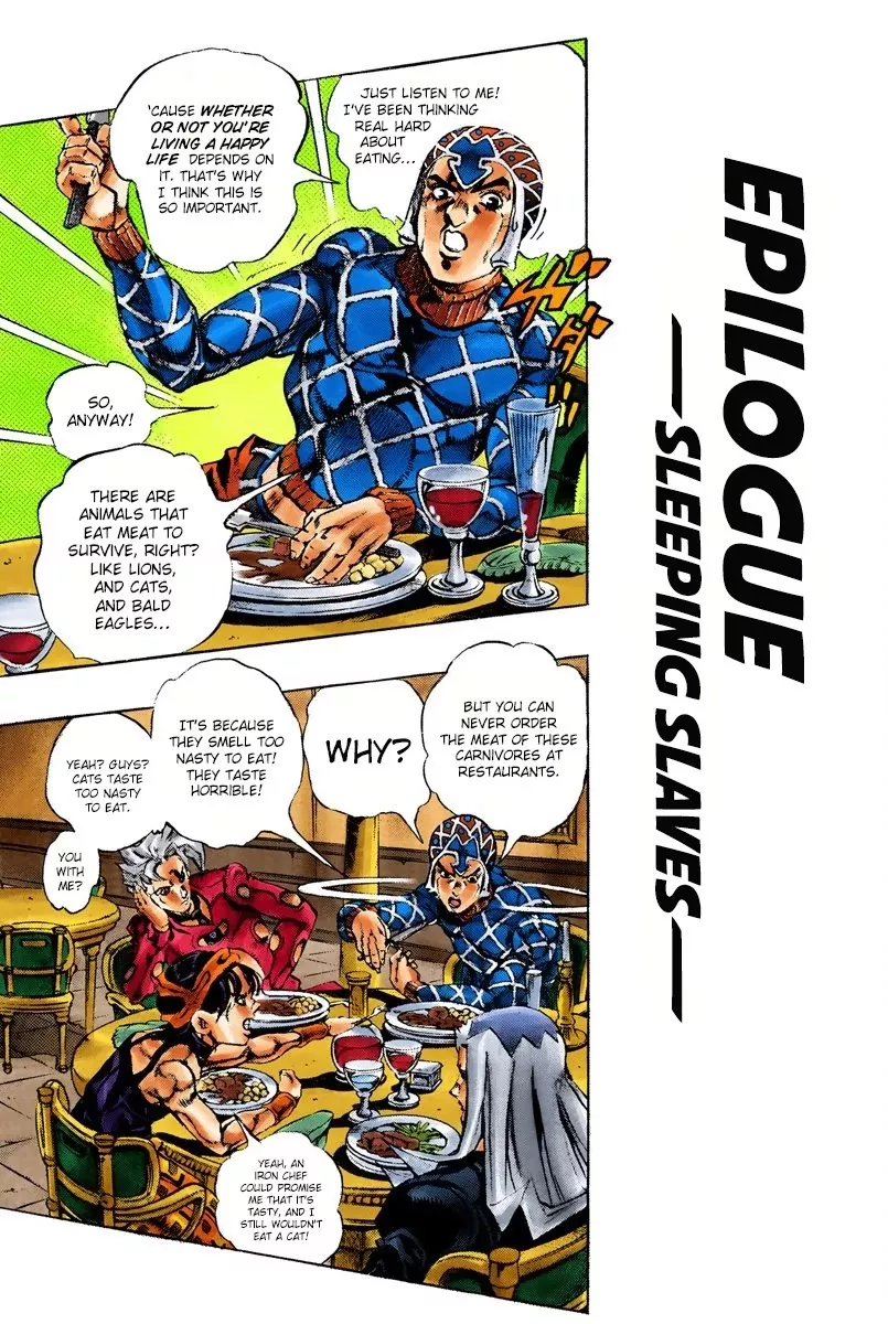 Read JoJo’s Bizarre Adventure Part 5: Golden Wind Chapter 151 - -Epilogue- Sleeping Slaves Part 1 Online