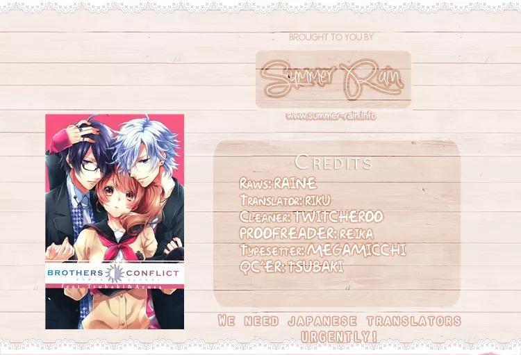 Read Brothers Conflict feat. Tsubaki & Azusa Chapter 3 Online